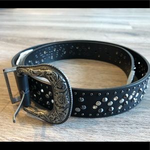 F21 studded western style belt